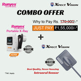 Runyes Portable X-Ray Machine with Xpect Vision RVG Sensor Combo